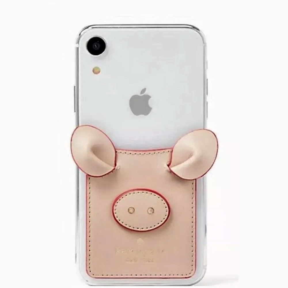 Kate Spade Sticker Phone Pocket “Year of the Pig” - Picture 2 of 4